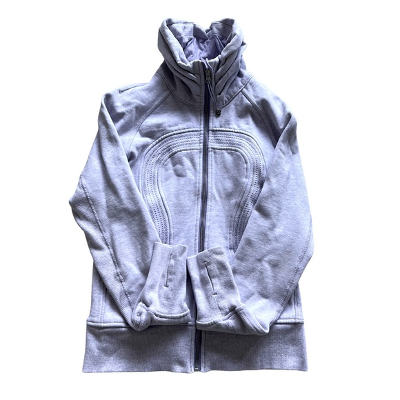 Lululemon Cuddle Up Jacket Heathered Lilac Size 6 - Picture 5 of 14